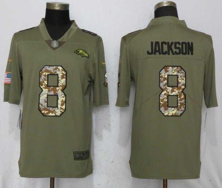 Nike Ravens 8 Lamar Jackson Olive Camo Salute To Service Limited Jersey,We sell and wholesale Nike Ravens 8 Lamar Jackson Olive Camo Salute To Service Limited Jersey on line form chian!